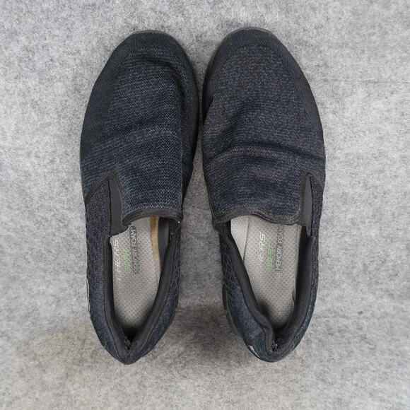 Skechers Shoes Mens 11 Casual Slip On Sneakers Comfort Walking Relaxed Fit Black main image 11